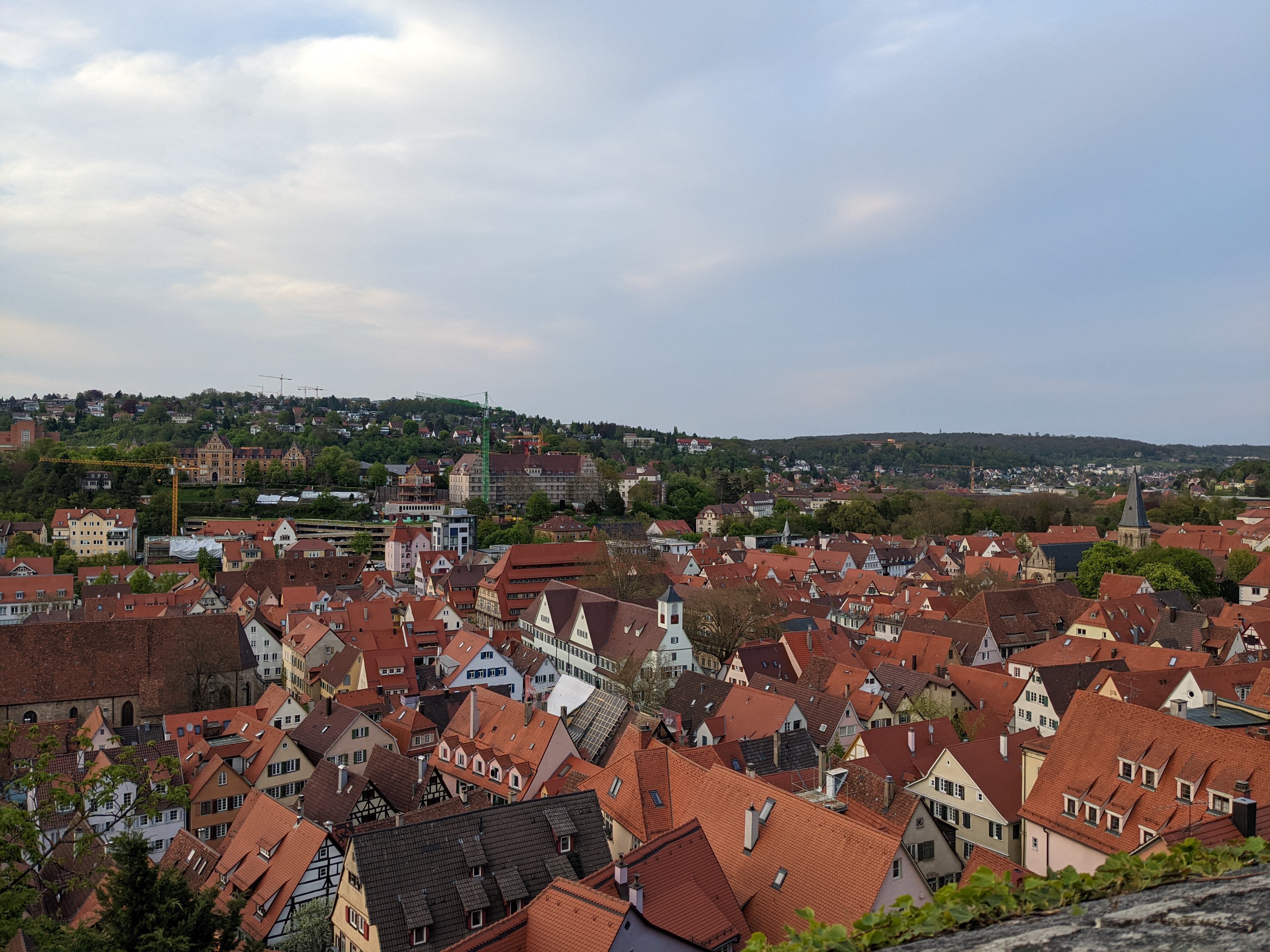Tuebingen, where I was for five days